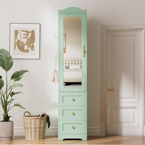 ตู้เสื้อผ้าอาร์โมร์, ตู้เสื้อผ - Full Length Mirror Jewelry Armoire บทวิจารณ์และราคา