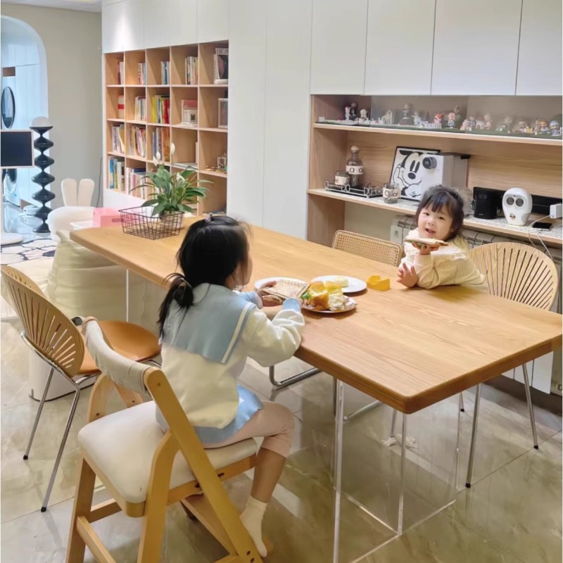 โต๊ะลอยอะคริลิคไม้เนื้อแข็งสไต - Bedroom Furniture บทวิจารณ์และราคา