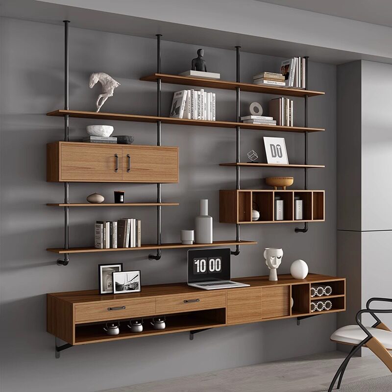 โต๊ะทำงานไม้เนื้อแข็งแบบลอยตัว - Bedroom Furniture บทวิจารณ์และราคา