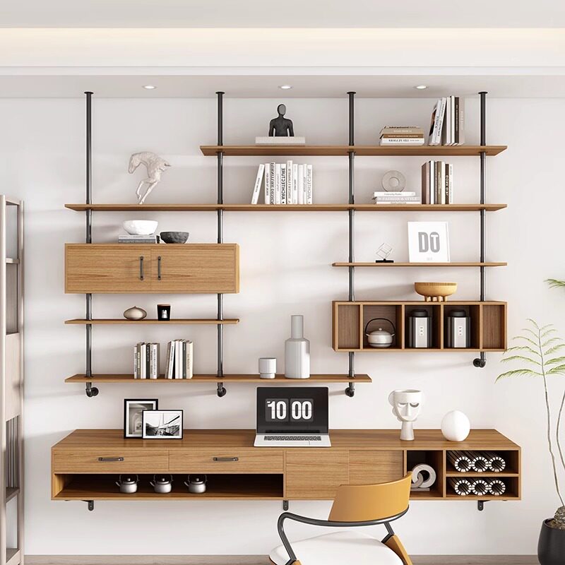 โต๊ะทำงานไม้เนื้อแข็งแบบลอยตัว - Bedroom Furniture บทวิจารณ์และราคา