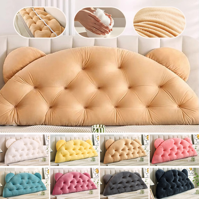 หมอนพิงหลังหัวเตียงรูปหูหมี บุ - Headboard Cushion Backrest Tatami บทวิจารณ์และราคา