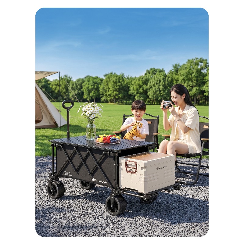 รถเข็นแคมป์ปิ้งพับได้ รถเข็นอเ - Outdoor Furniture บทวิจารณ์และราคา