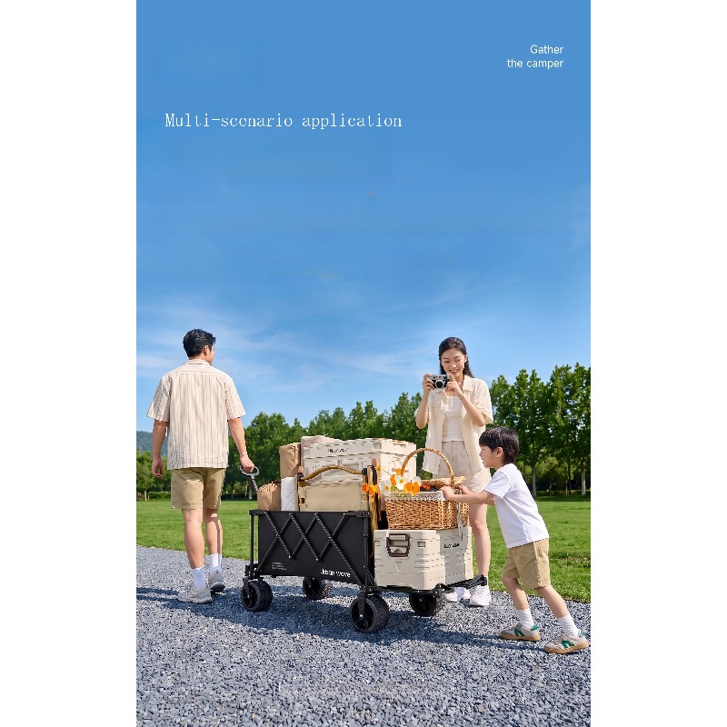 รถเข็นแคมป์ปิ้งพับได้ รถเข็นอเ - Outdoor Furniture บทวิจารณ์และราคา