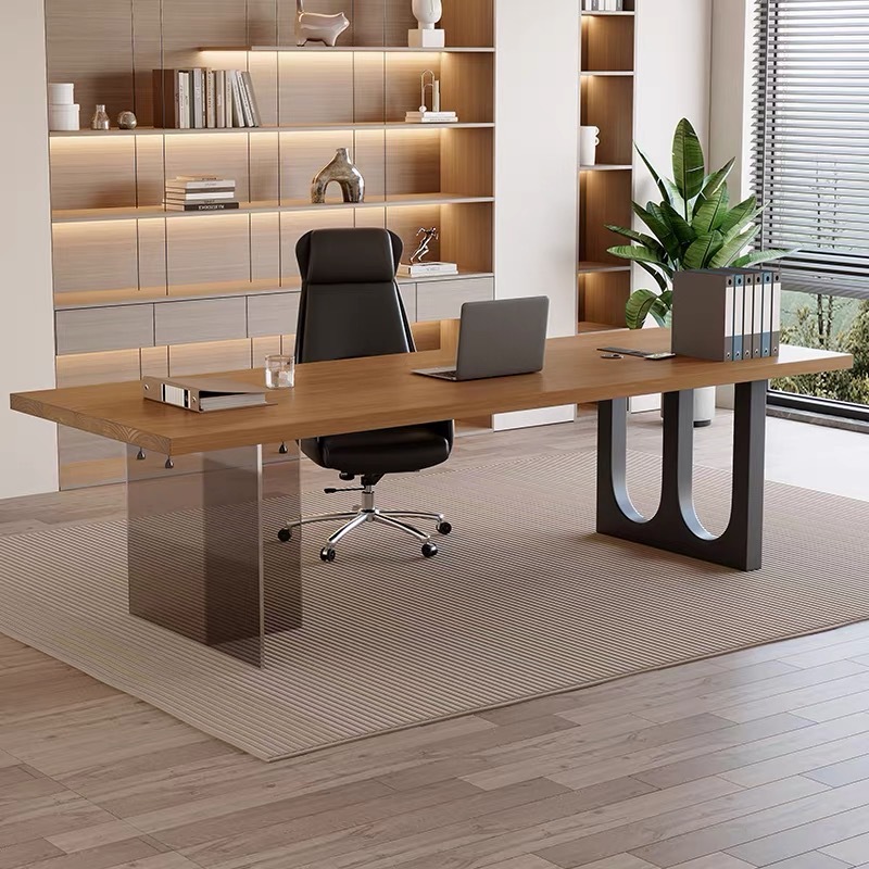 โต๊ะทำงานไม้ลอยน้ำอะคริลิกสไตล - Office Furniture บทวิจารณ์และราคา