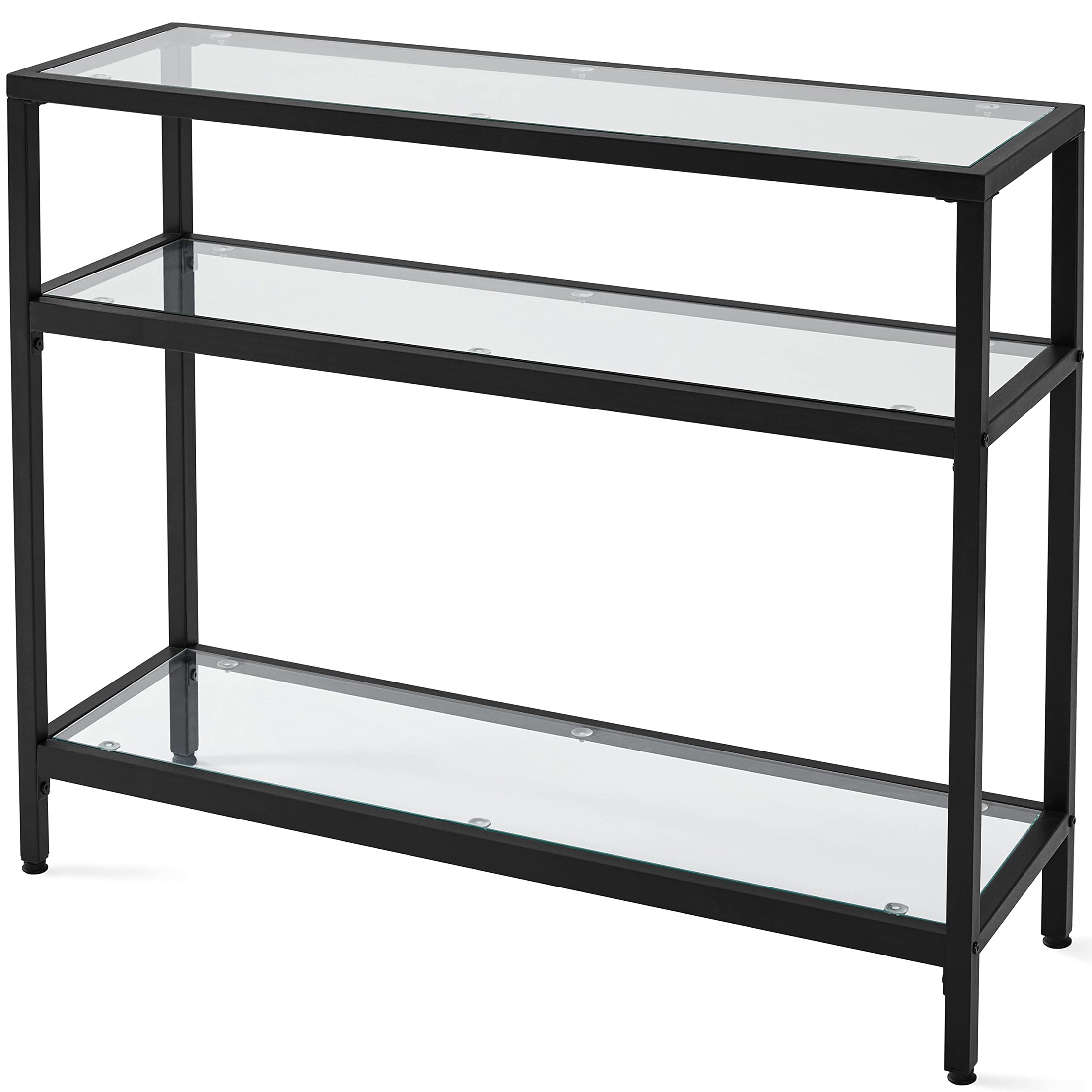 โต๊ะคอนโซล โครงโลหะและกระจกนิร - Storage บทวิจารณ์และราคา
